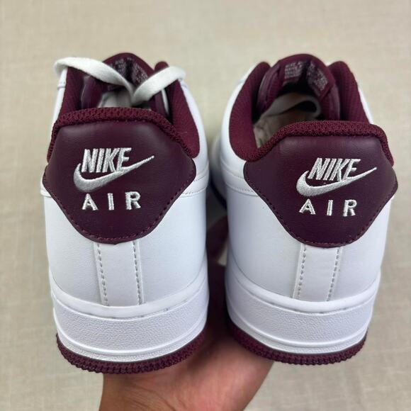 🍷 2022 Nike Air Force 1 Low '07 “White Dark Beetroot” 9M - Picture 6 of 6